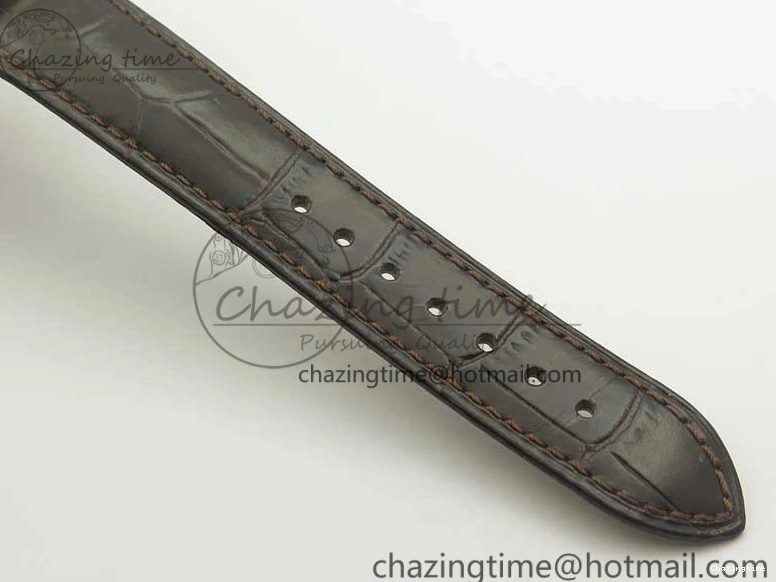 0329 Original De Ville Prestige Small Second TWF 1:1 Best Edition Gray Dial on Black Leather Strap MIYOTA 8036